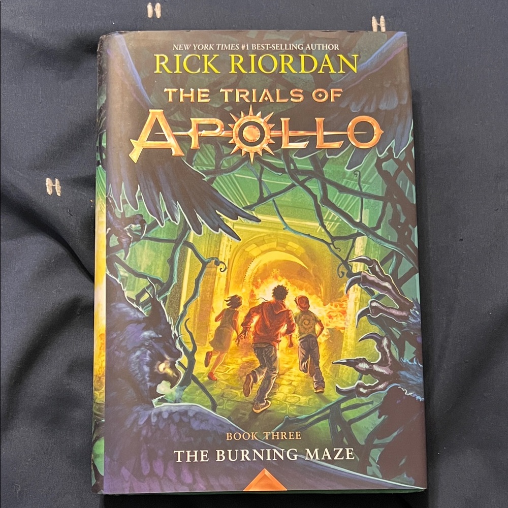 The Trials of Apollo: Book 3 The Burning Maze by Rick Riordan.